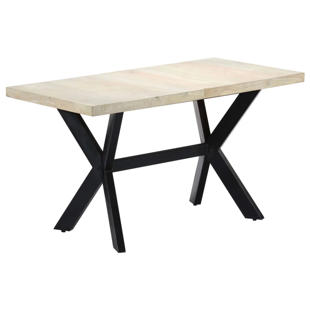 Solid Bleached Mango Wood Dining Table T22981