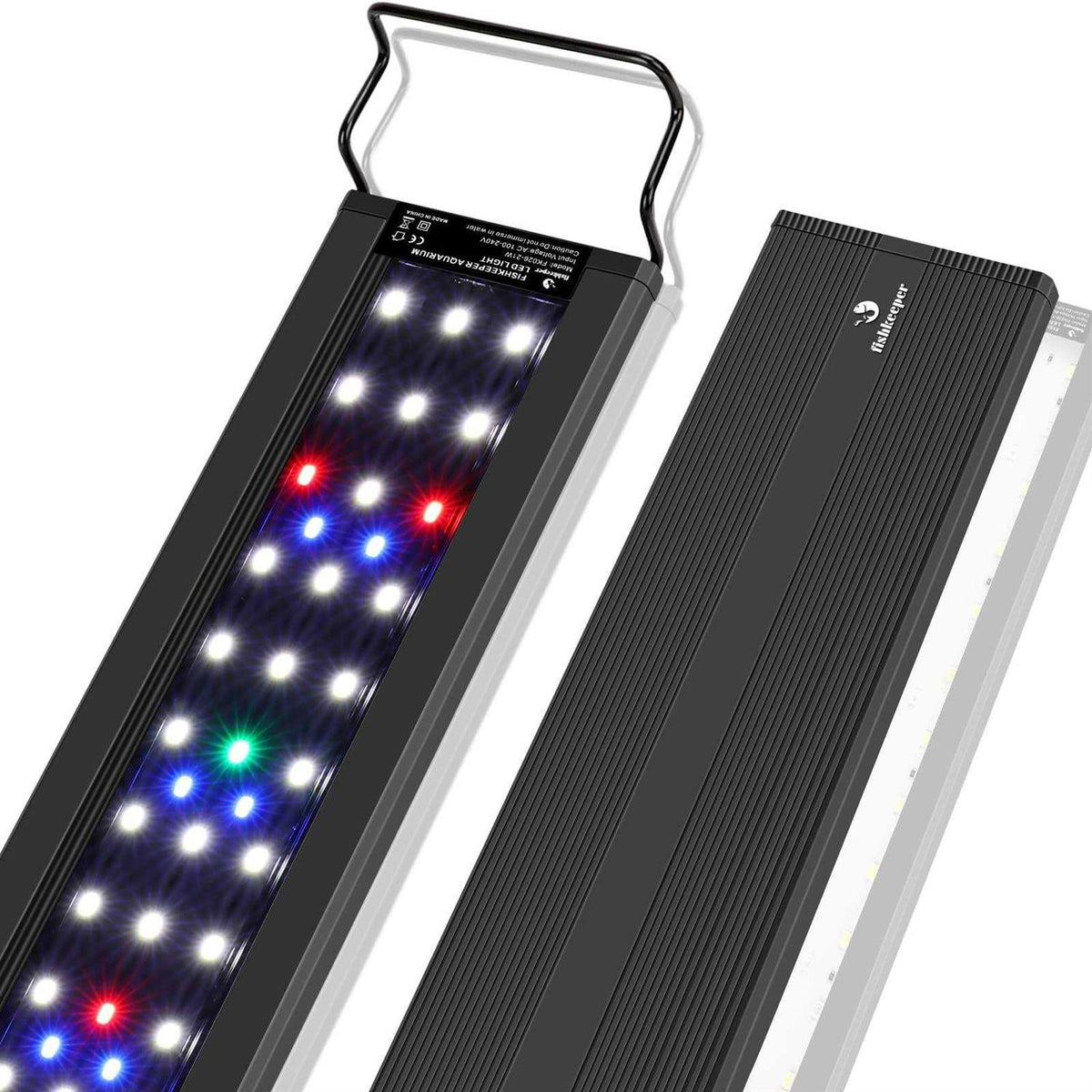 21W Ultra-Thin Full Spectrum LED Aquarium Light with Extendable Brackets Q403