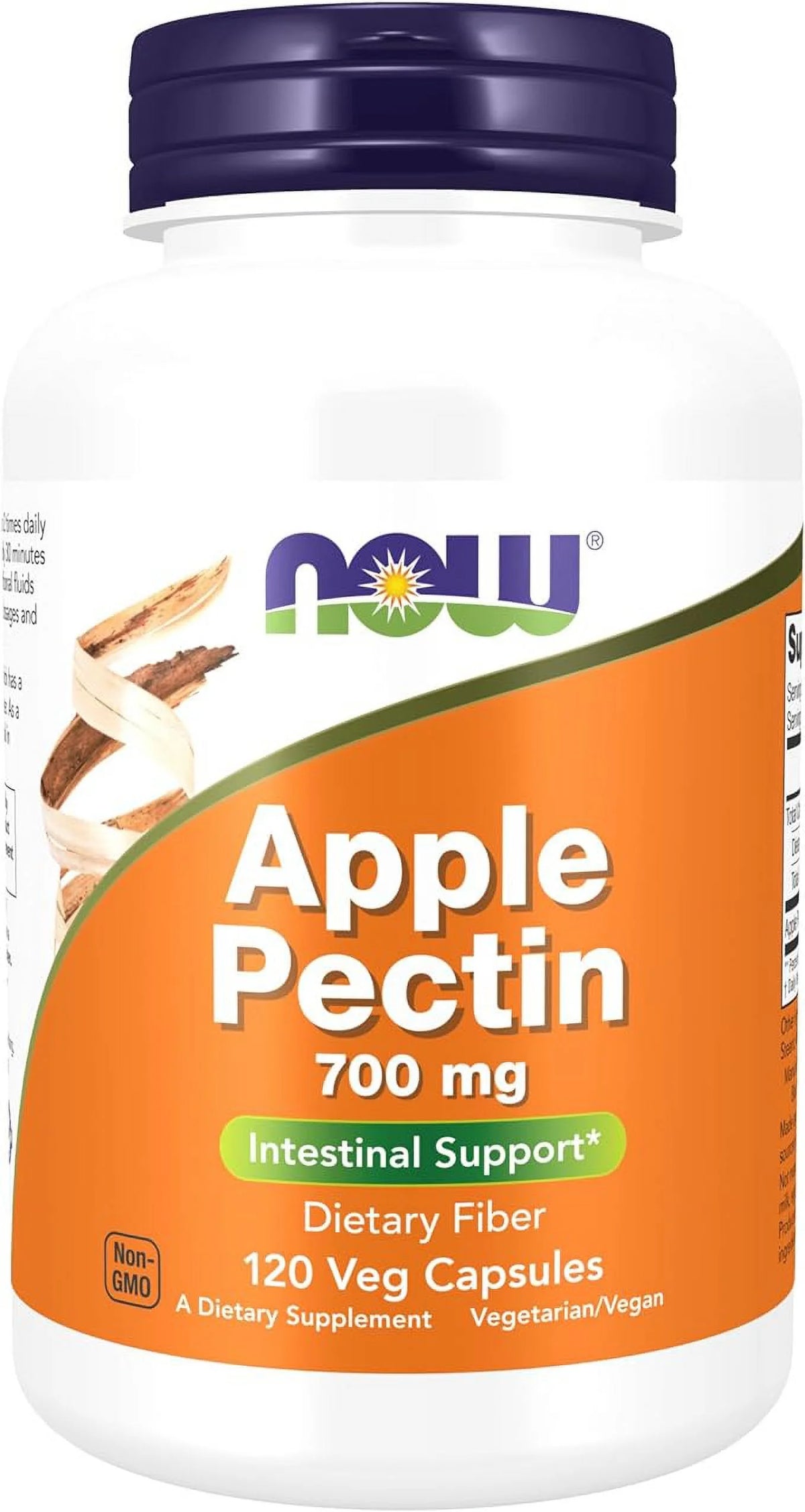 Apple Pectin 700 mg Dietary Fiber 120 Veg Capsules E2095