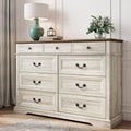 9 Drawer Wood Dresser D89457