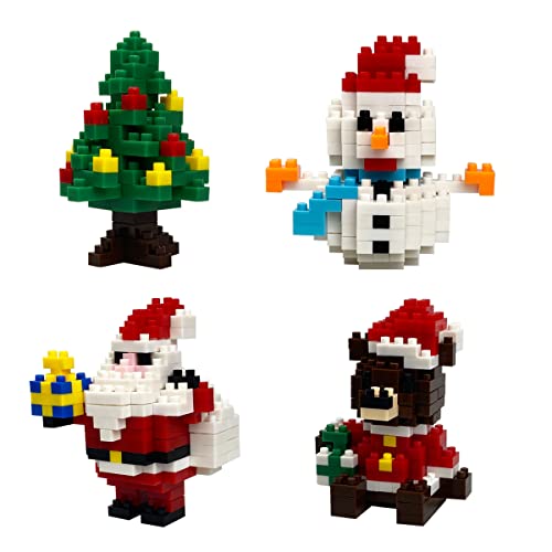 4 Pack Christmas Building Block Toys H259