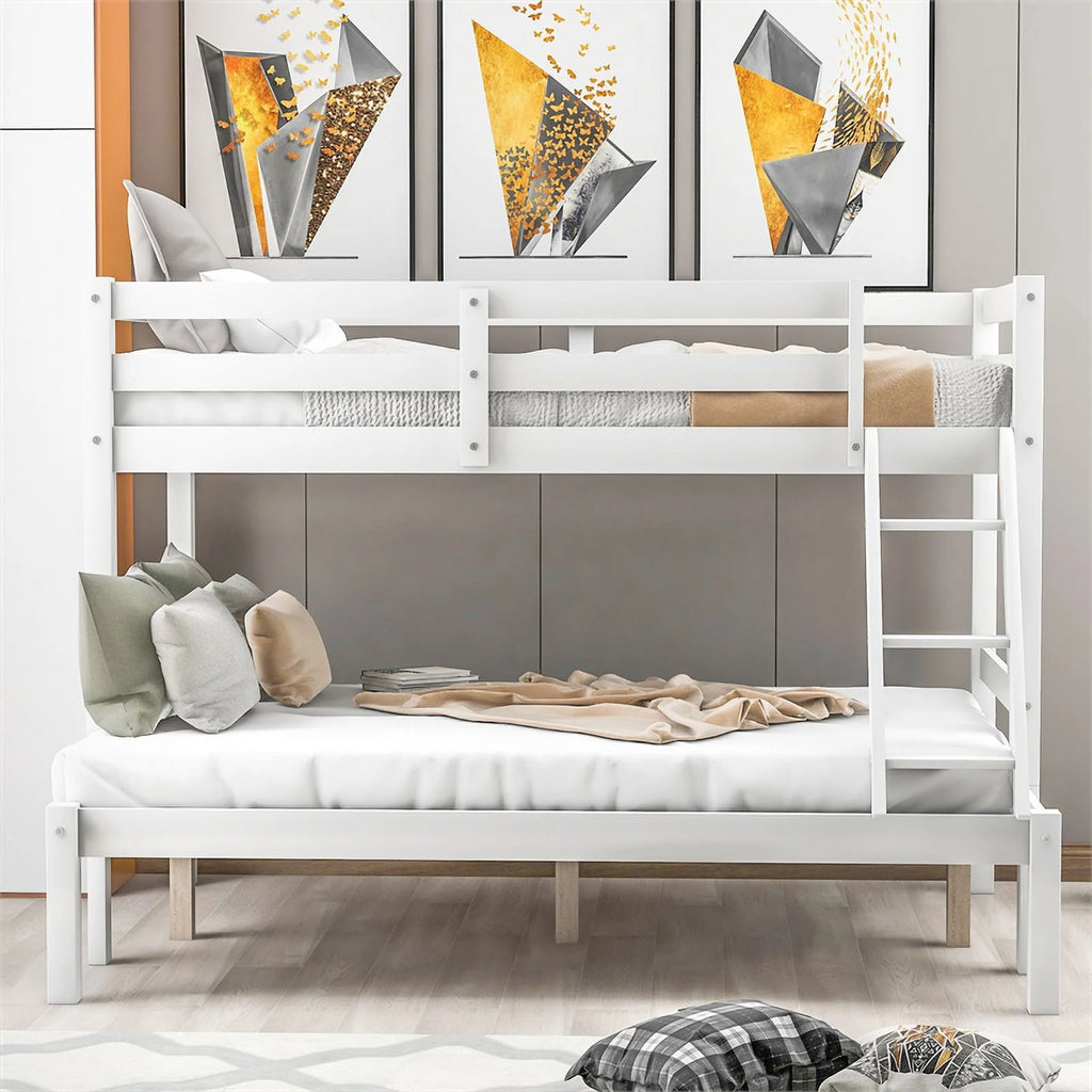 Wood Twin Over Full Bunk Bed E3200