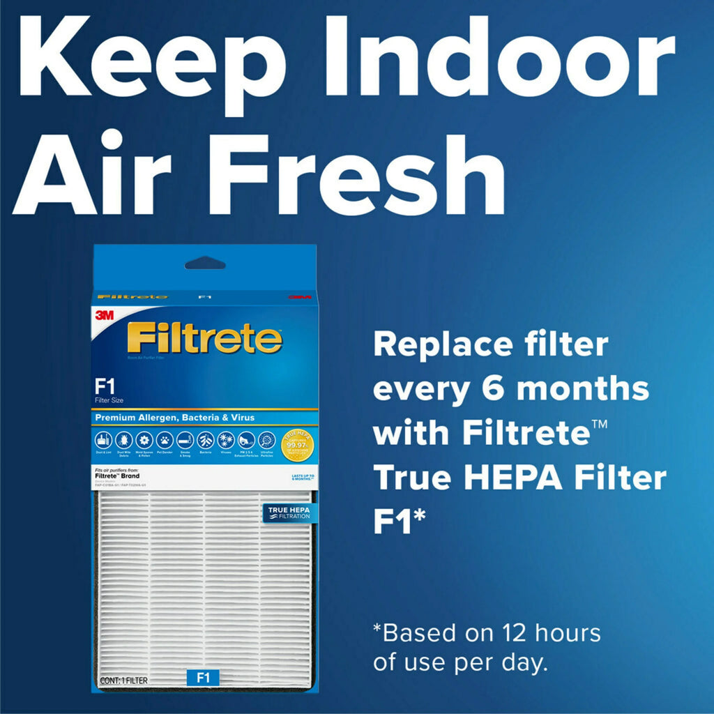 Large White Carbon True HEPA Air Purifier T950055