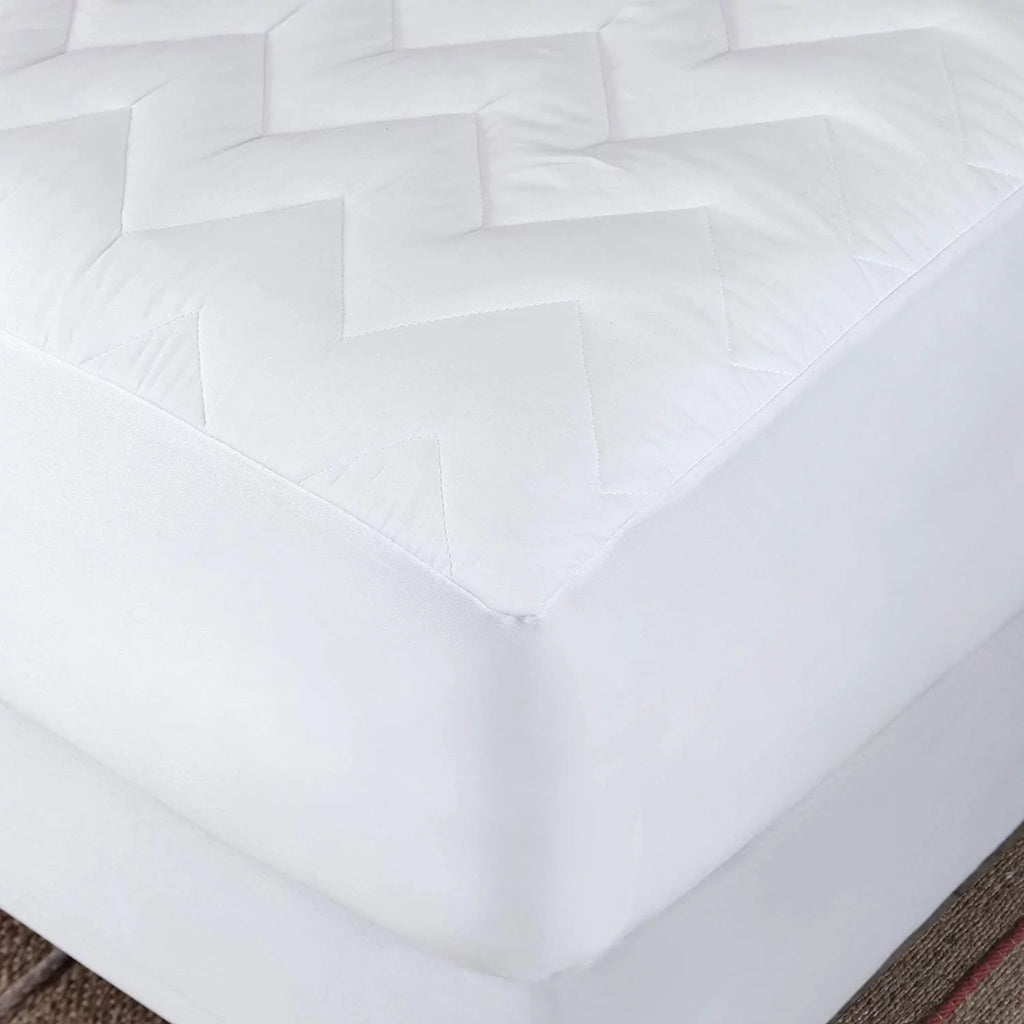 Waterproof Hypoallergenic Queen Size Cotton Mattress Pad Cover R464060