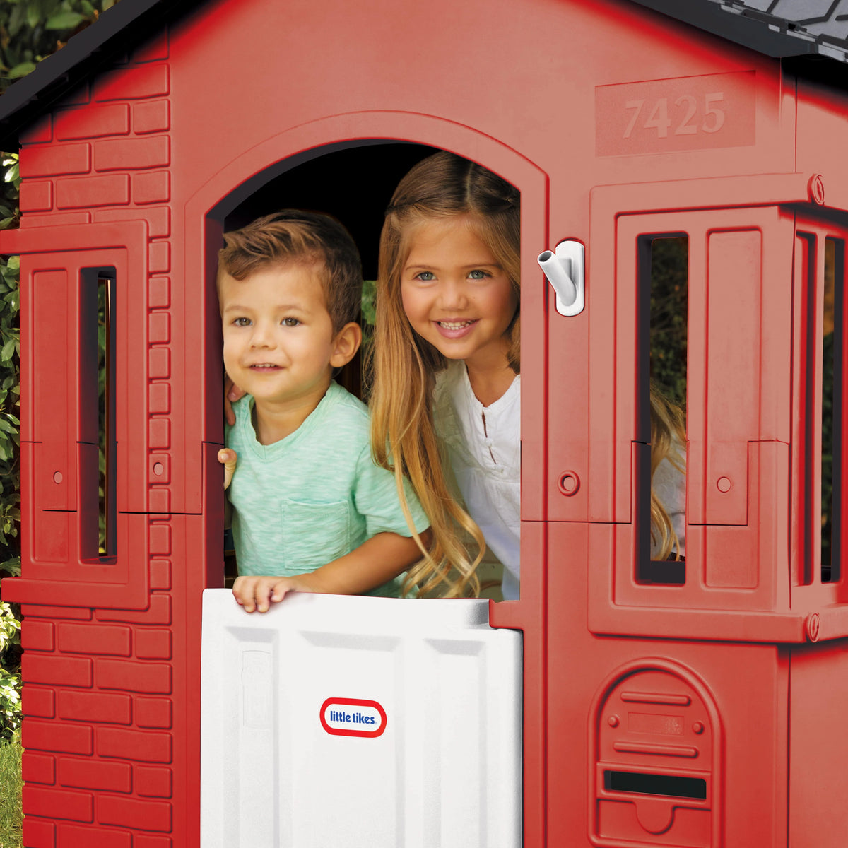 Tan Playhouse with Working Door, Windows, and Shutters K603546