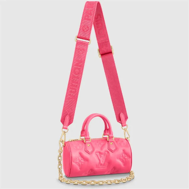 Canvas Shoulder Crossbody Bag Multi Pocket Messenger Handbag P35782