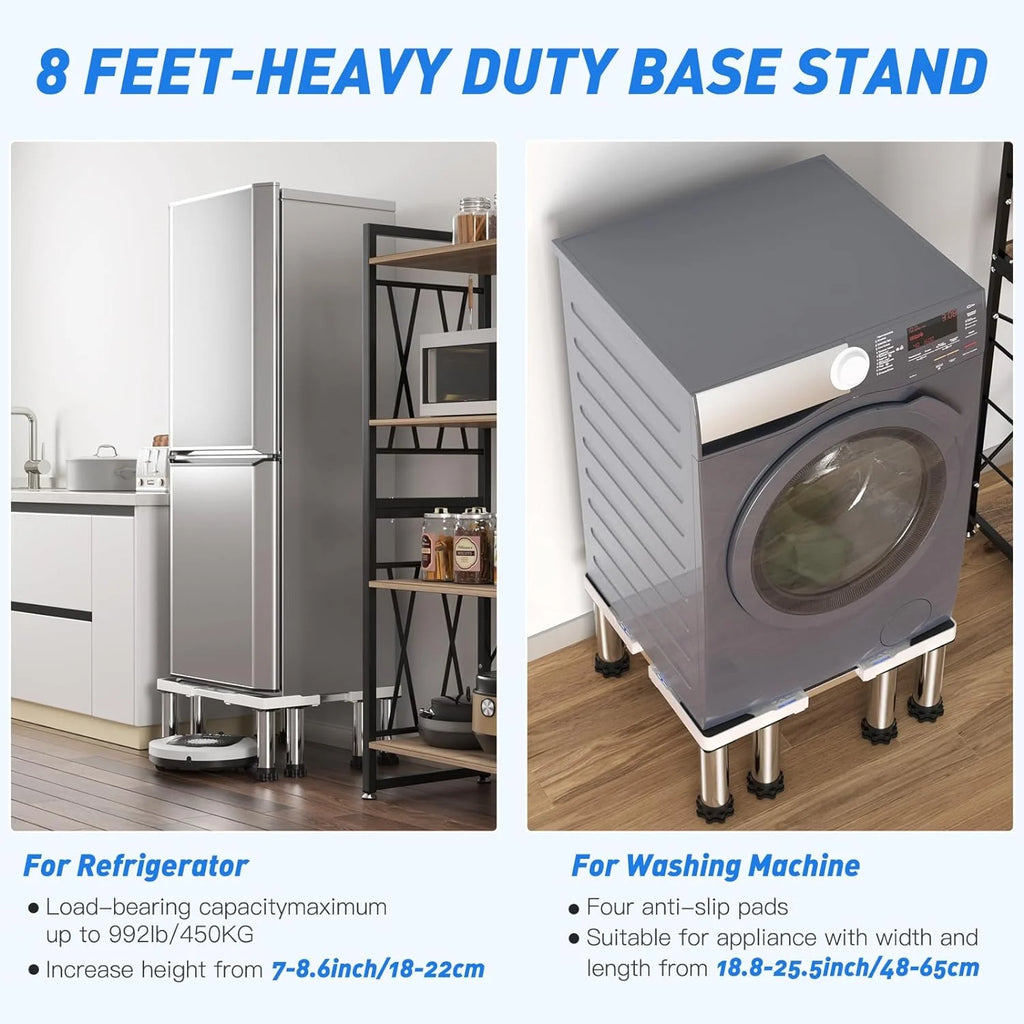 Heavy Duty 8 Stainless Steel Feet Dual Tube Stand C945461
