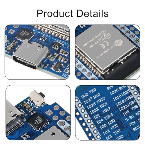 Type-C ESP32 WiFi Bluetooth Development Board 5pcs D13593