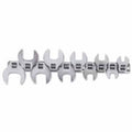 3/8" Drive 10 Piece Metric Crowfoot Wrench Set J78452