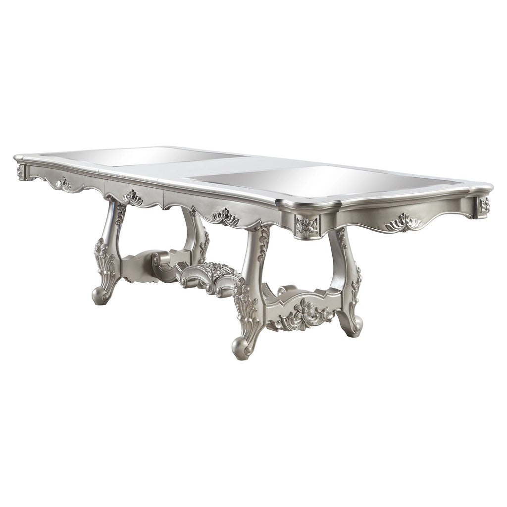 Double Pedestal Base Dining Table S404