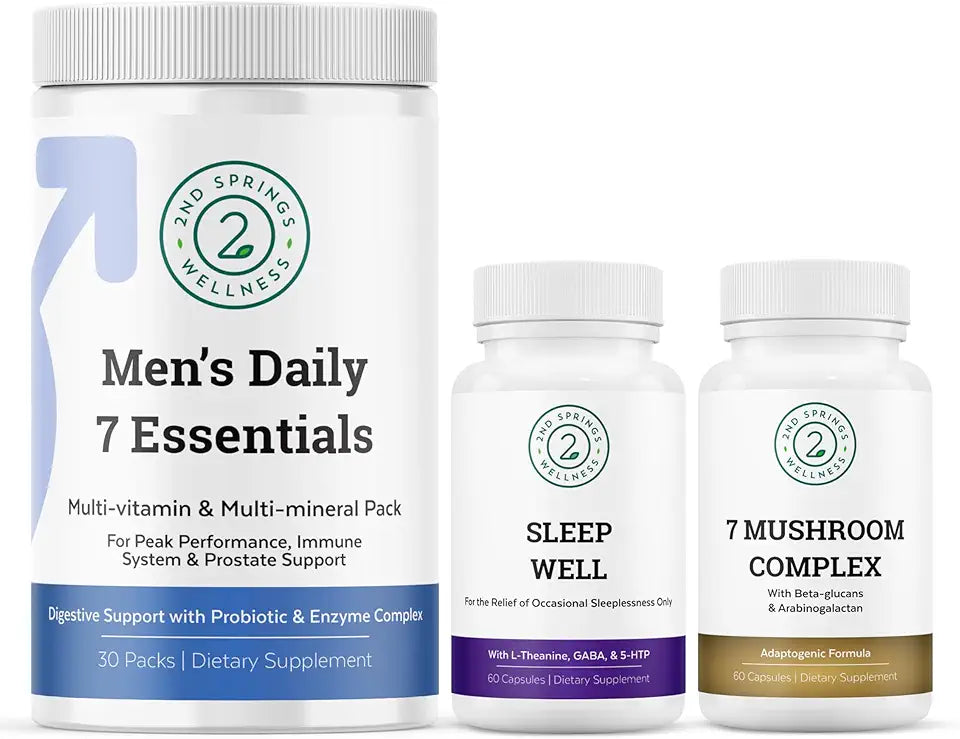 Men's Wellness and Sleep Support Bundle V409