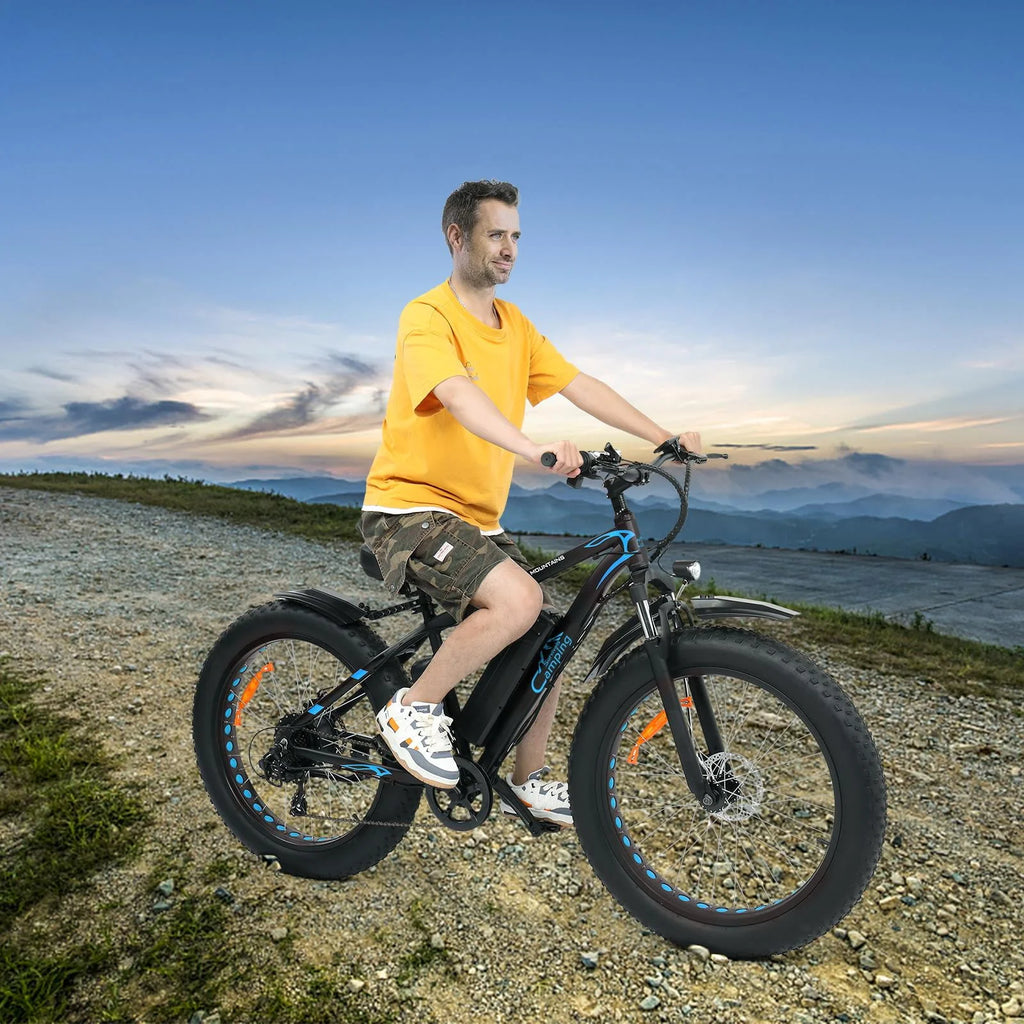 26 inch 7-Speed Electric Mountain Bicycle 500W 48V 10Ah E1099