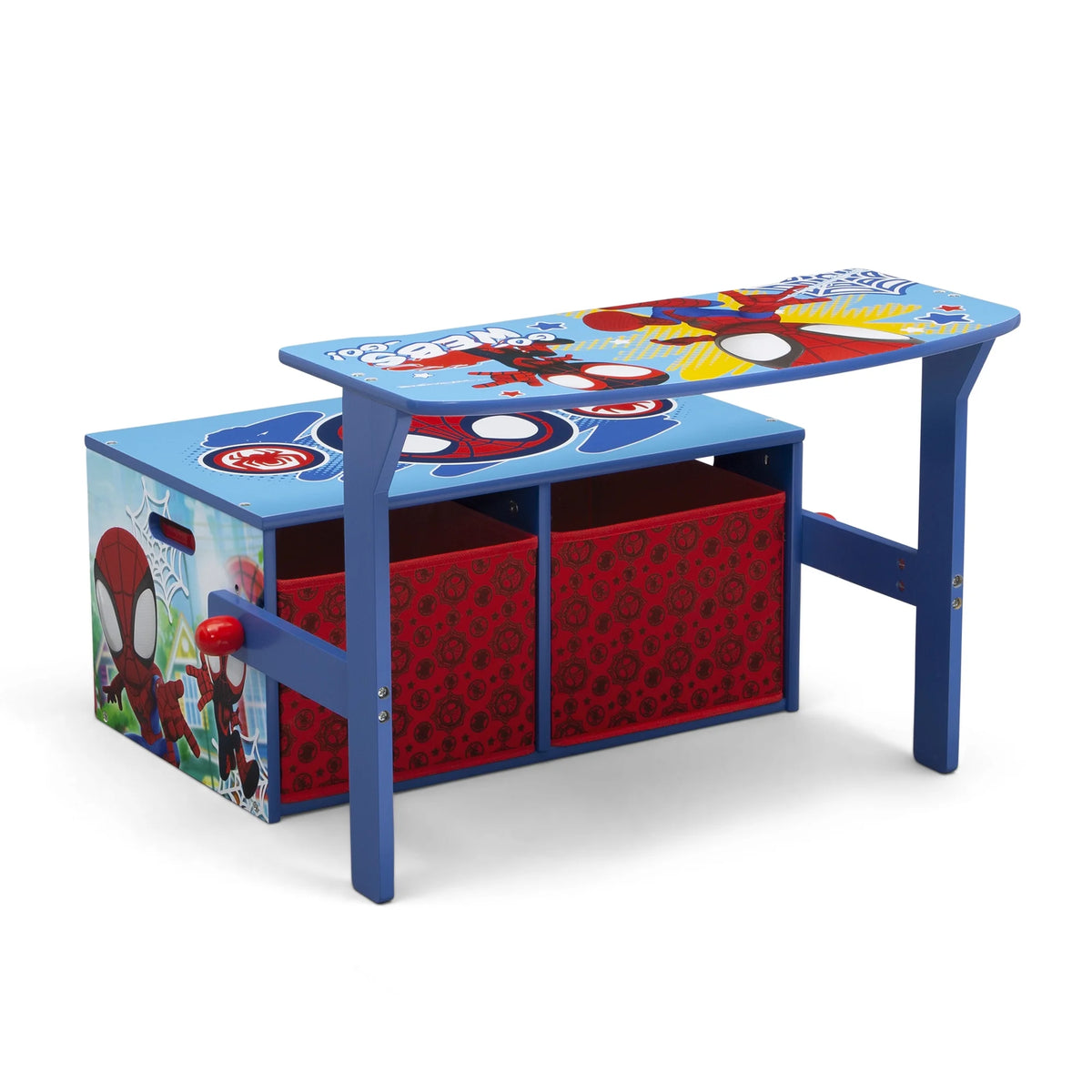 Blue/Red 2-in-1 Activity Bench and Desk X7583