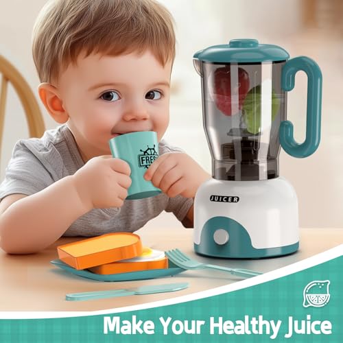Kids Play Kitchen Accessories Toys Set with Light & Sound P595234