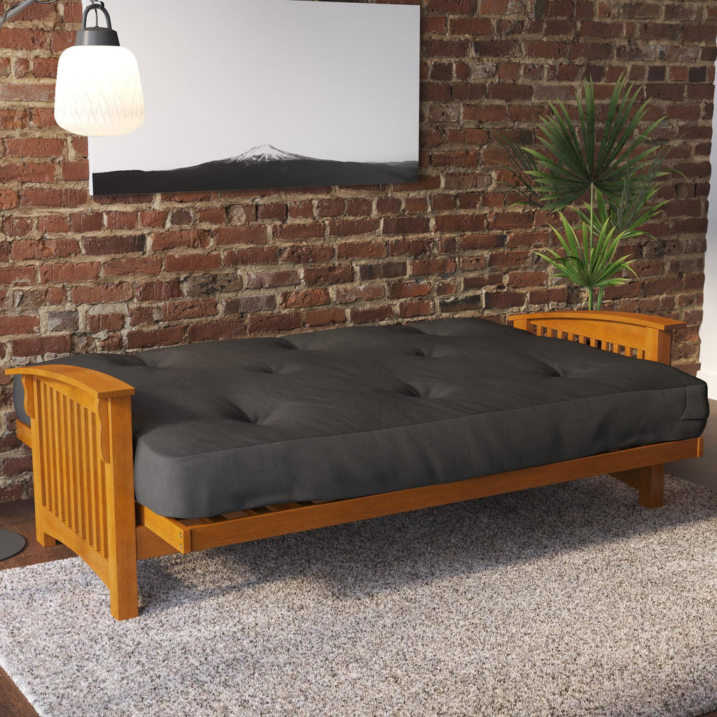 6 Inch Full Blue Microfiber Futon Mattress M7975