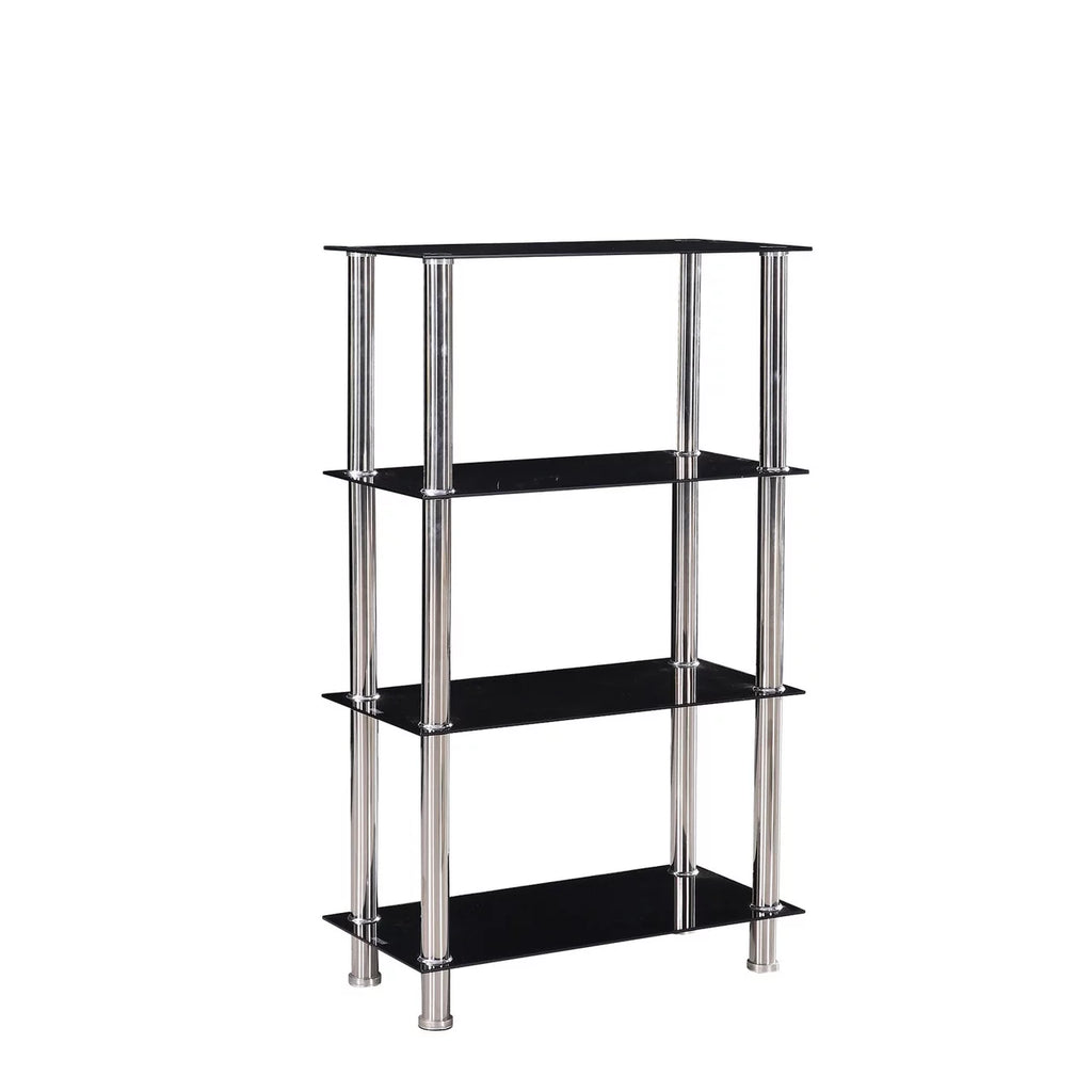 Glass 4 Tier Shelves Bookcase K3476