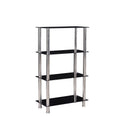 Glass 4 Tier Shelves Bookcase K3476
