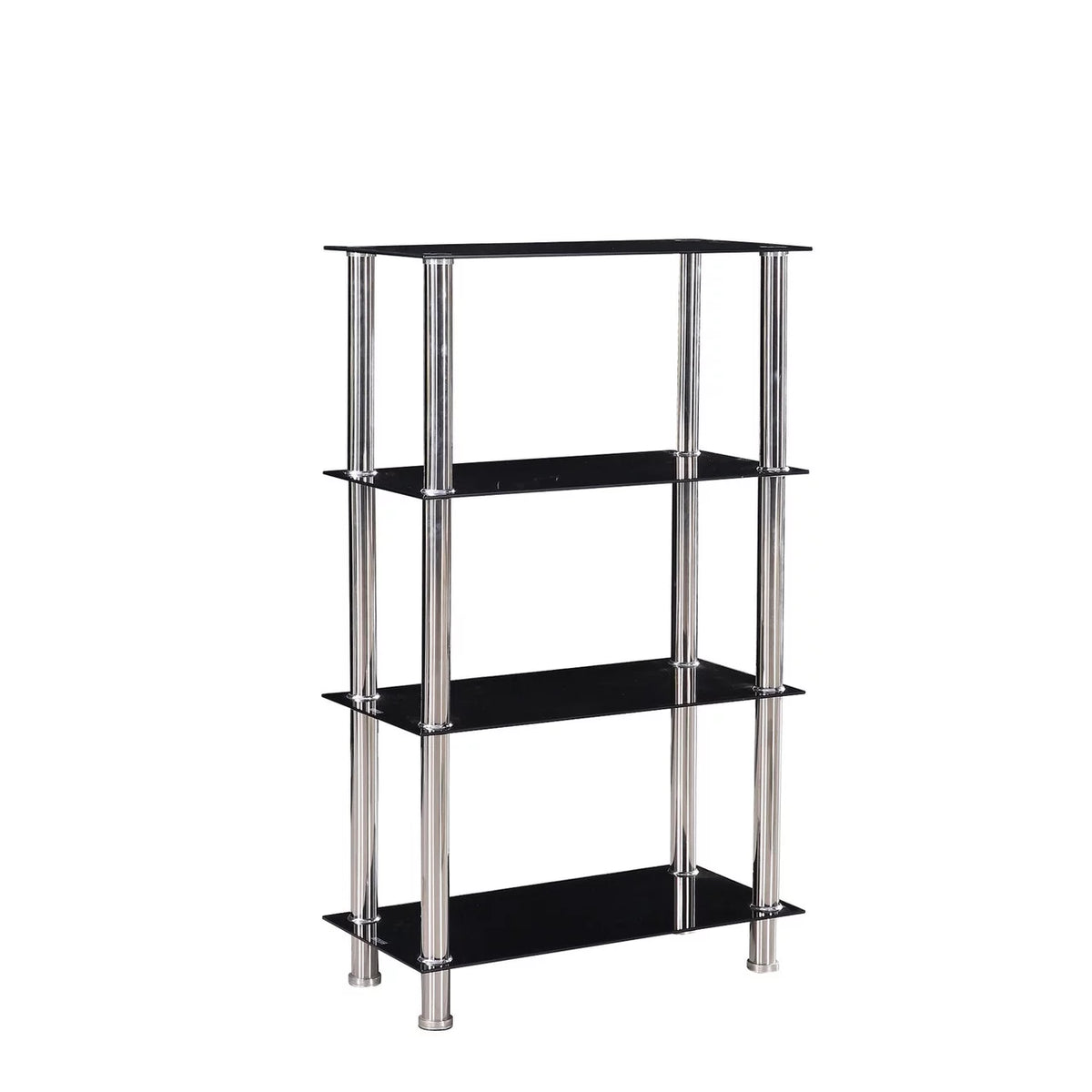 Glass 4 Tier Shelves Bookcase K3476
