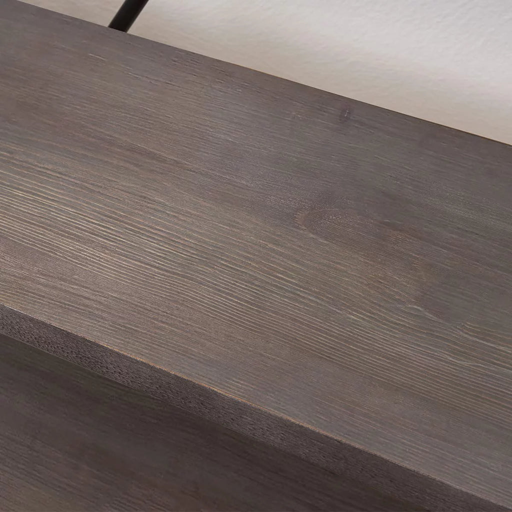 2 Tier Solid Wood Bookcase I4812