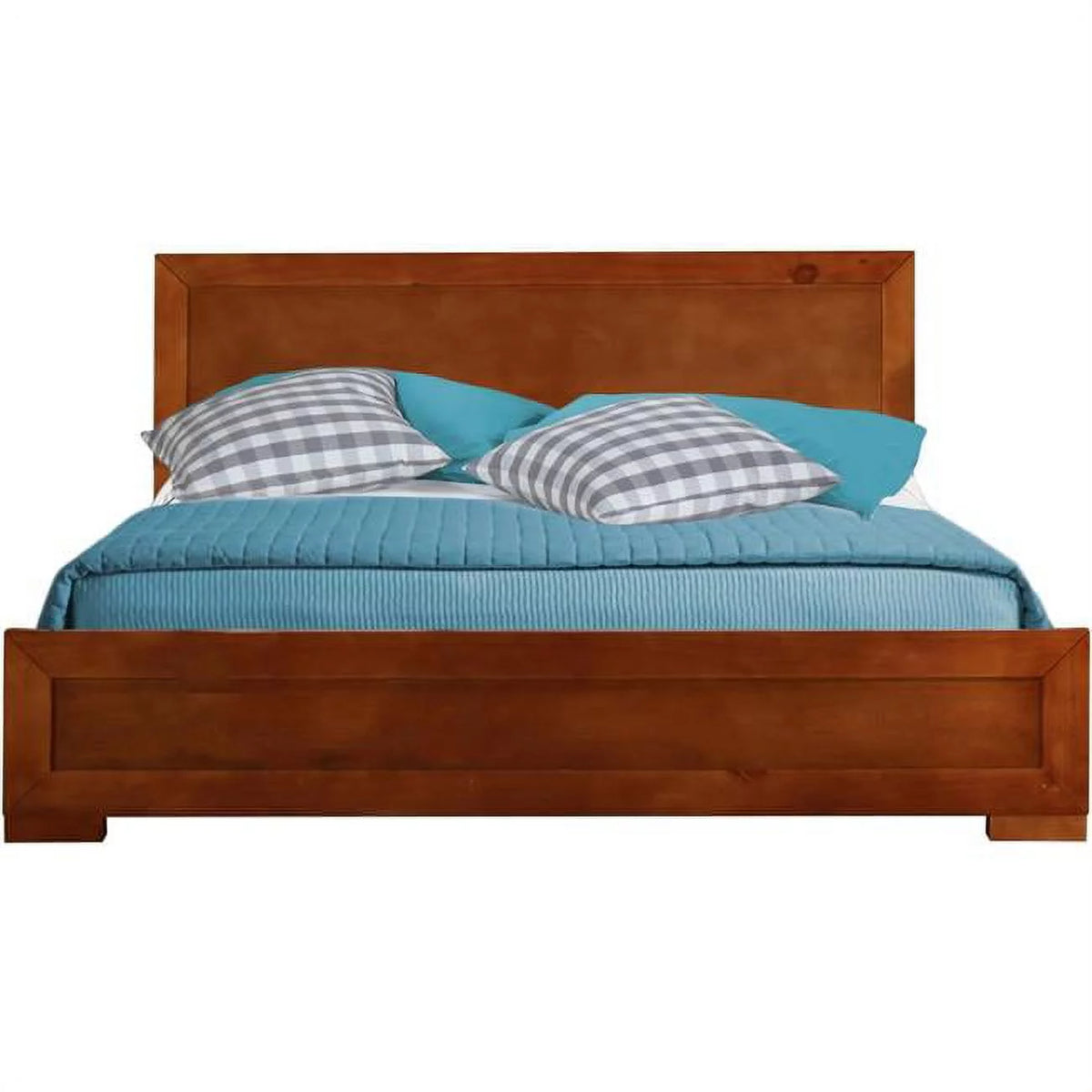 Cherry Wood Queen Size Platform Bed R6287