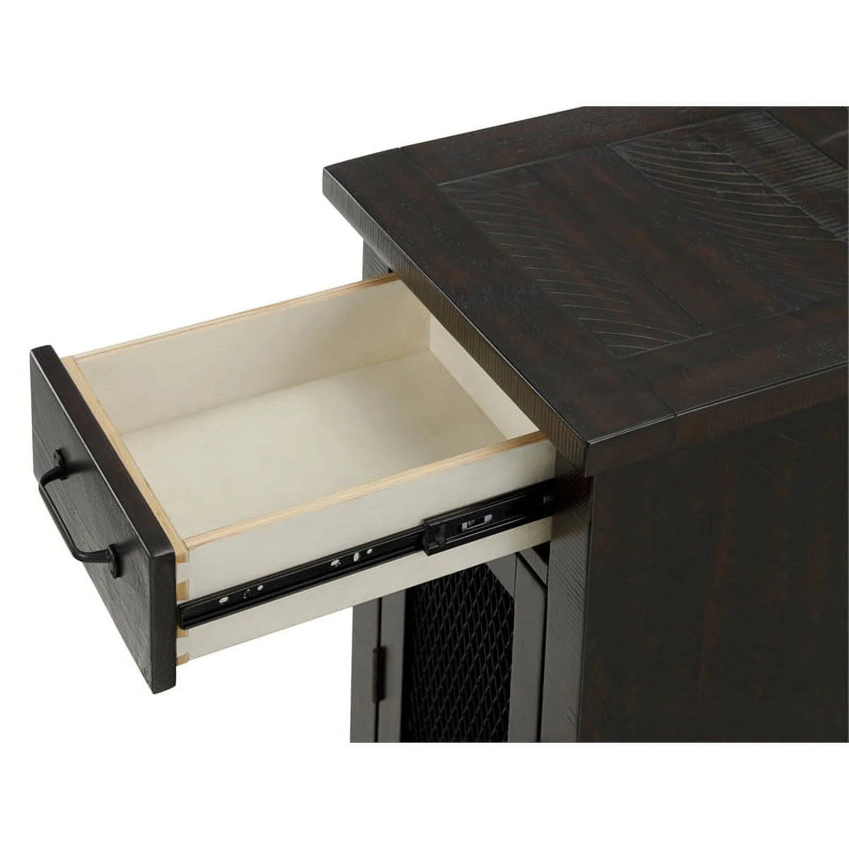 Rustic Chairside Table Set of 2 M7064
