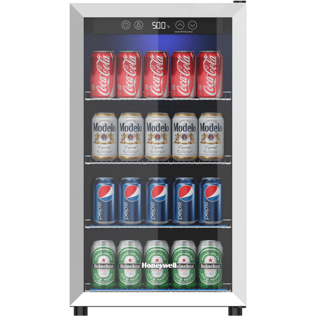 115 Can Beverage Refrigerator and Cooler with Glass Door M7529