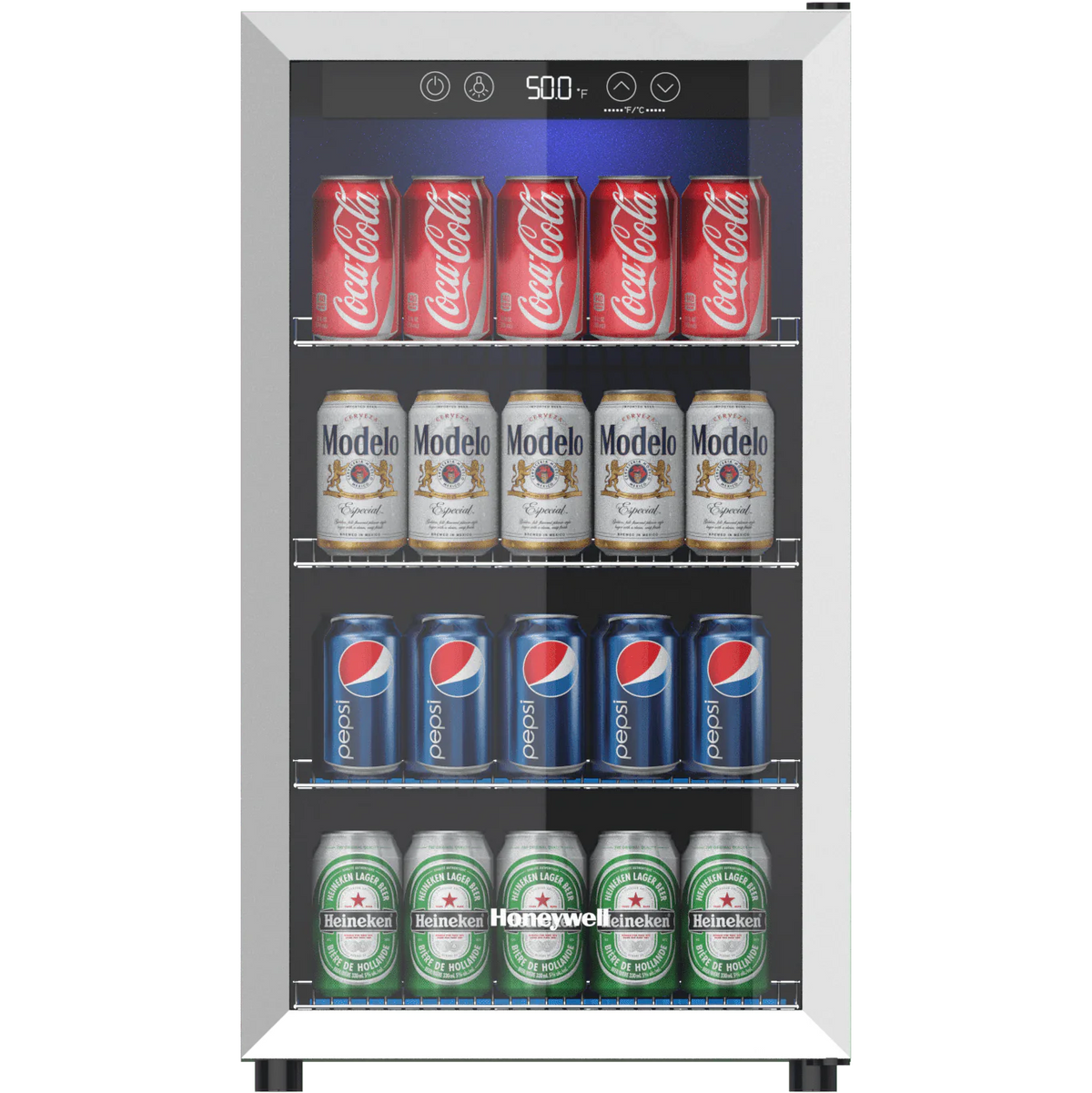 115 Can Beverage Refrigerator and Cooler with Glass Door M7529