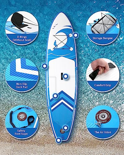 Stand Up Paddle Board 6 inches Thick with Carry Bag P166