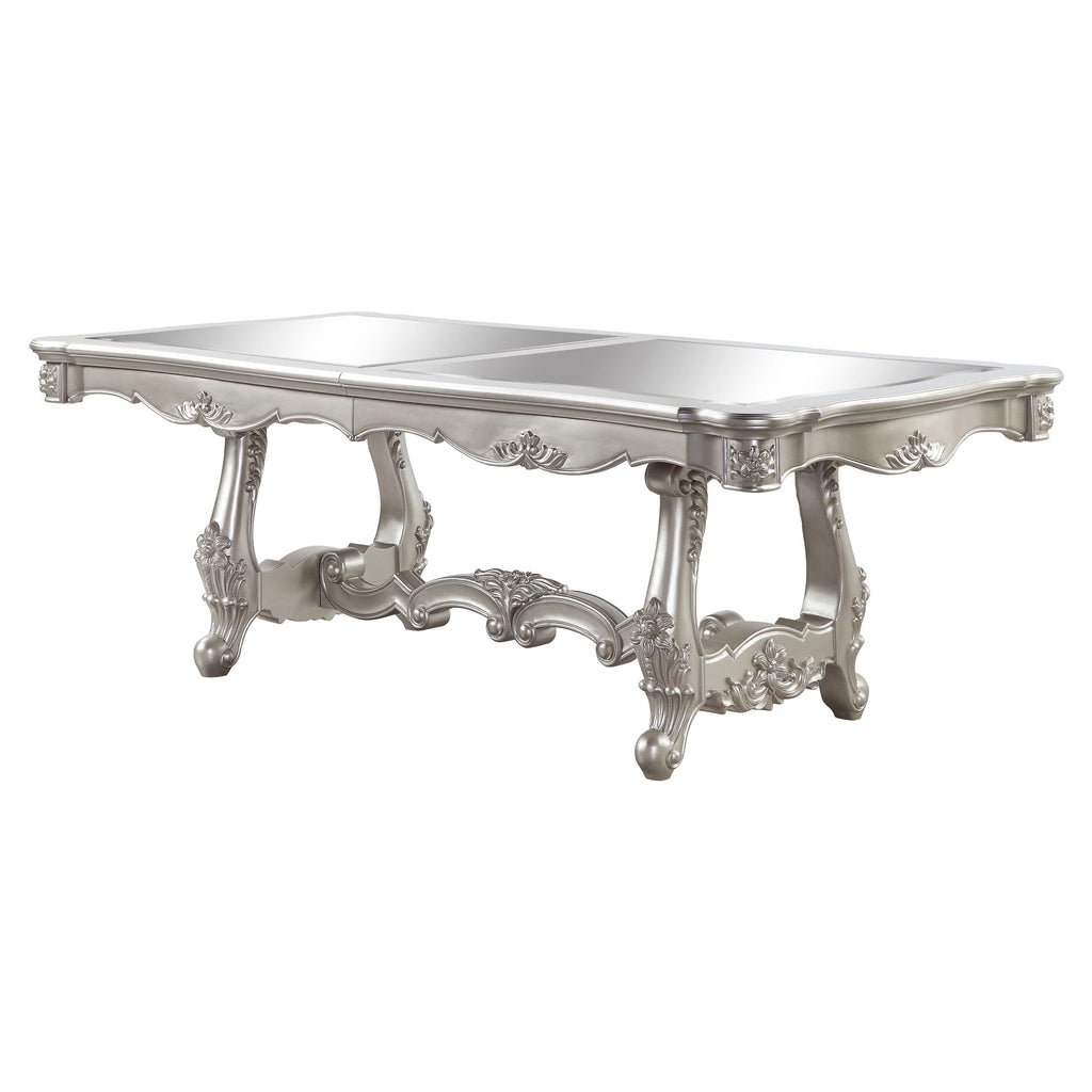 Double Pedestal Base Dining Table S404