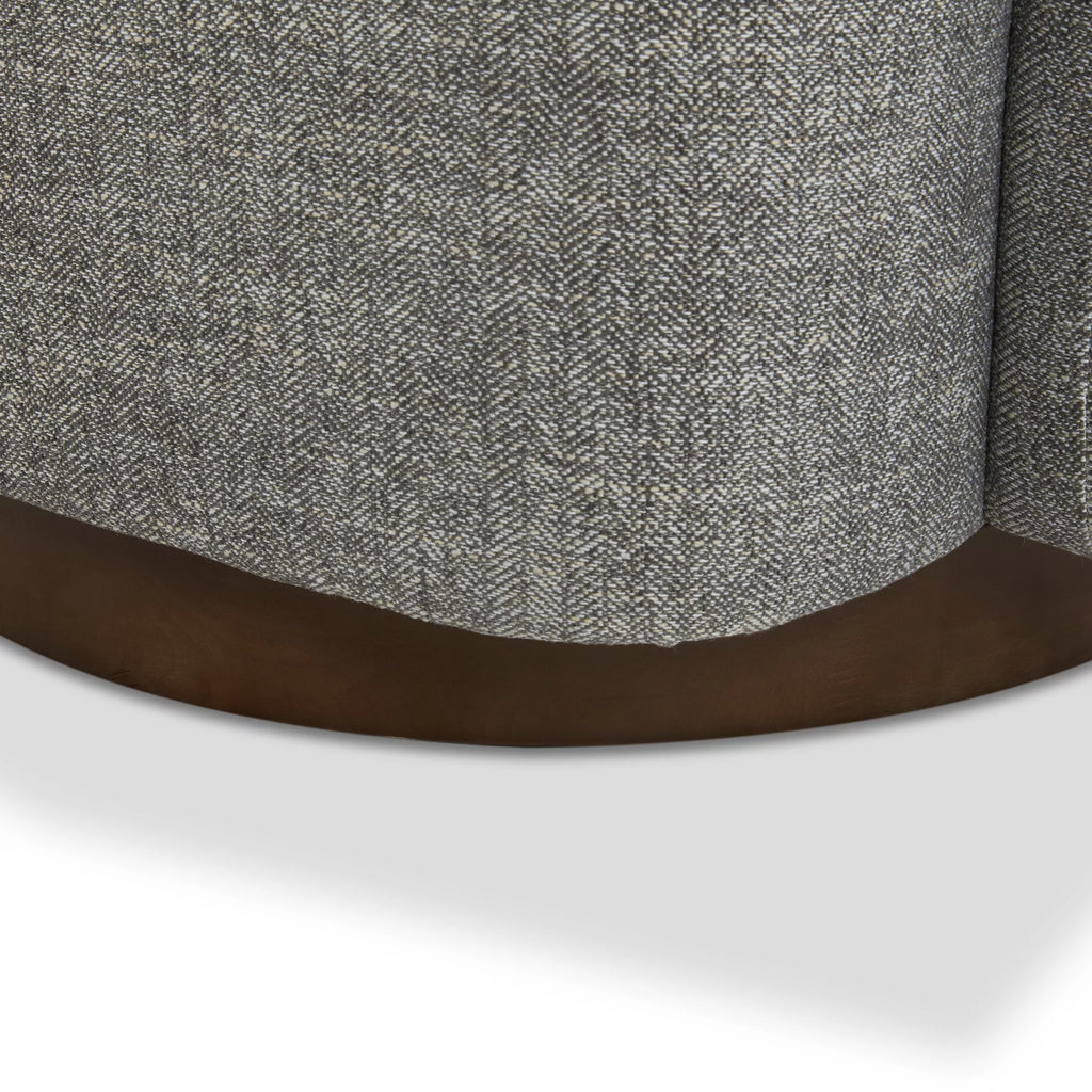 Swivel Accent Barrel Chair with Adjustable Backrest E8399