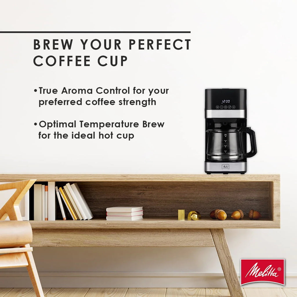 Glass 10 Cup Programmable Drip Coffee Maker X7594