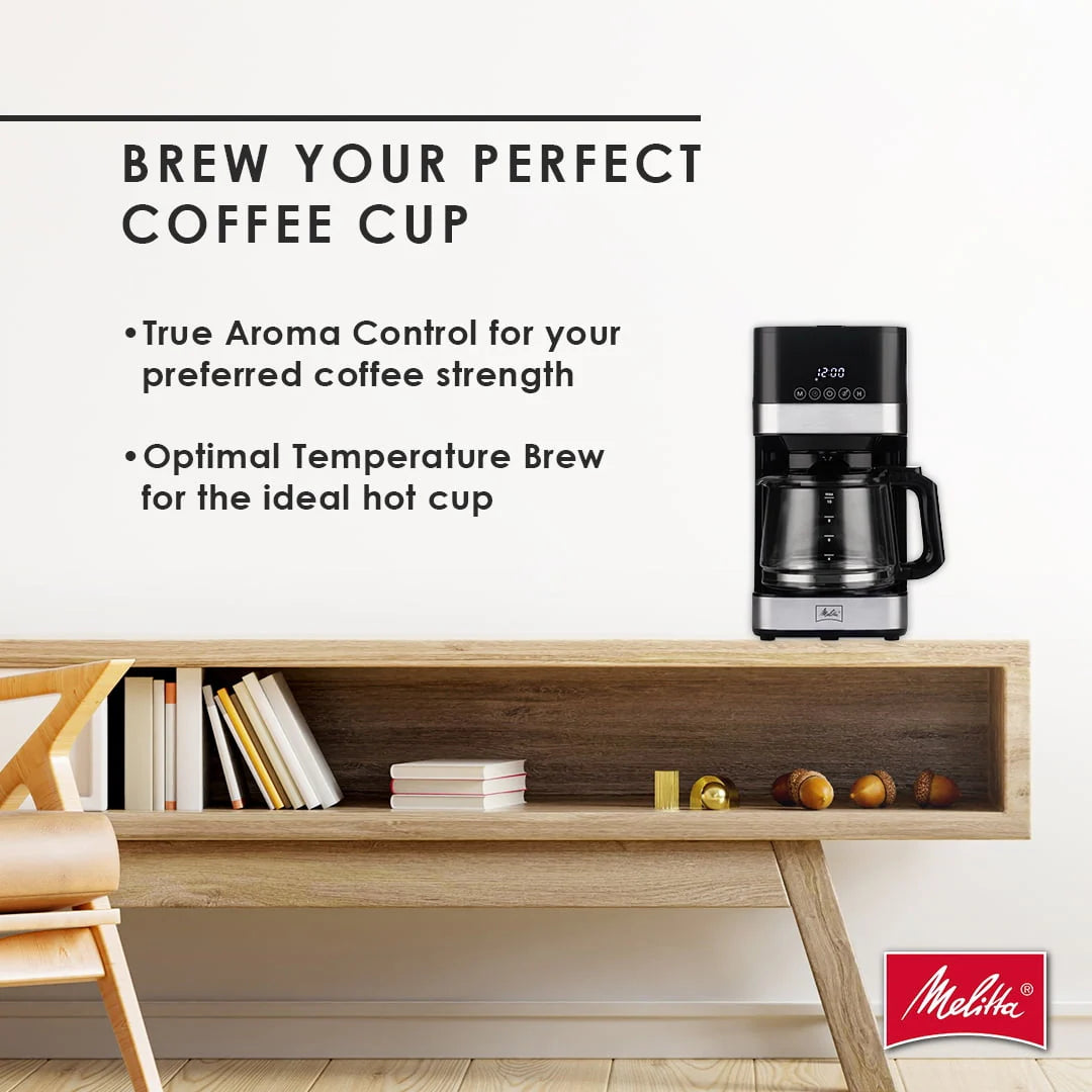 Glass 10 Cup Programmable Drip Coffee Maker X7594