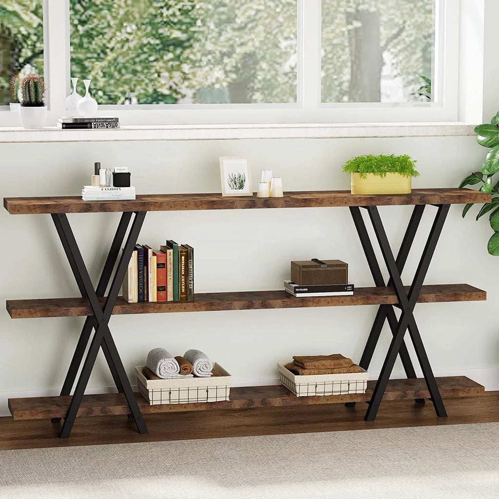 Narrow Long Sofa Table with Storage 70.8 Inch P3530
