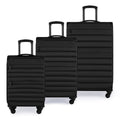3-Piece Softside Luggage Set, Black J1921