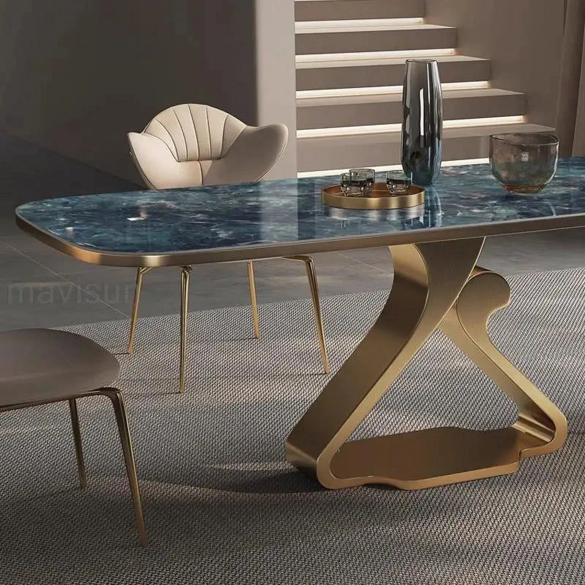 Luxury Dining Table and Chairs U140