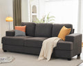 89 inch Grey Chenille 3 Seater Sofa E5605