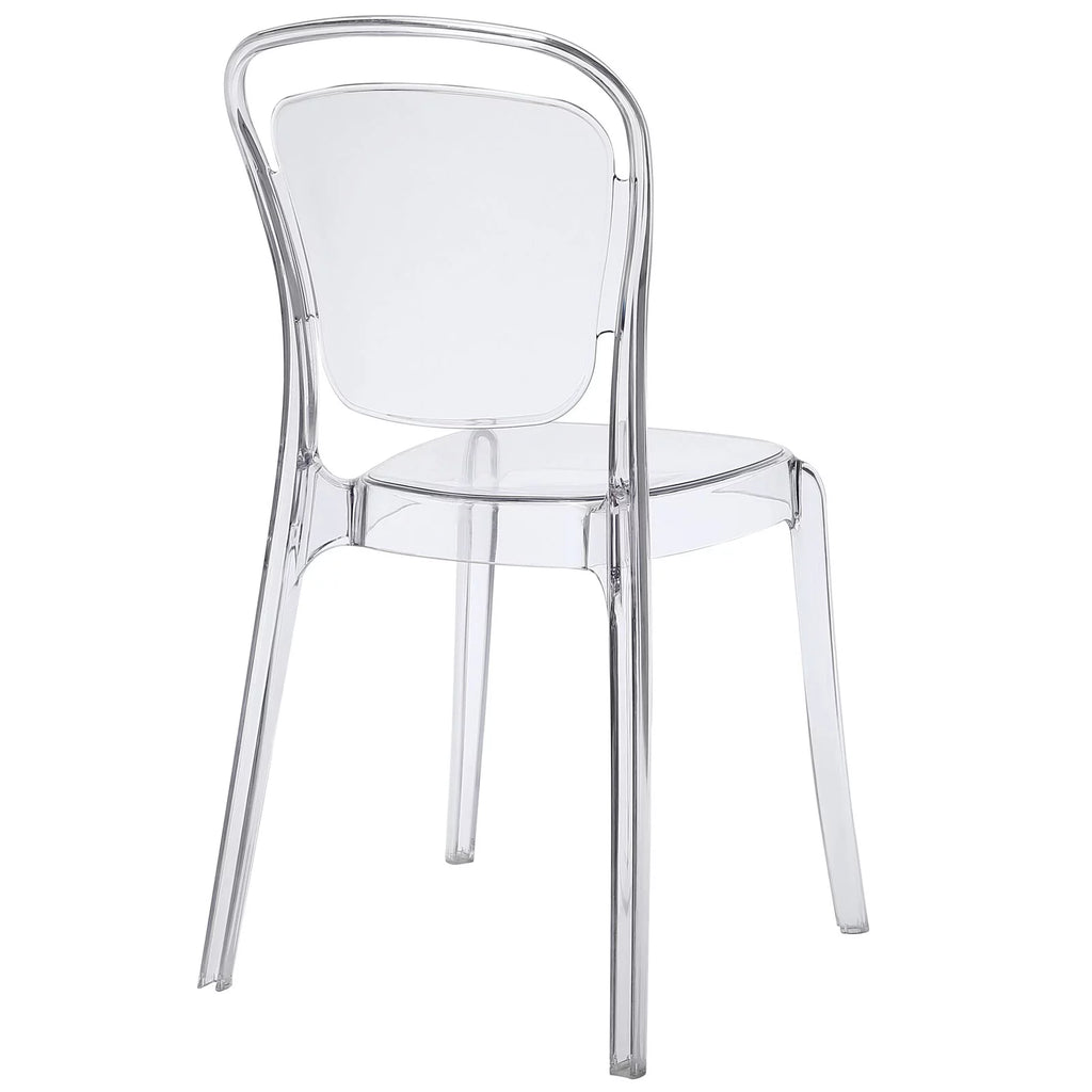 Clear Dining Side Chair J2736
