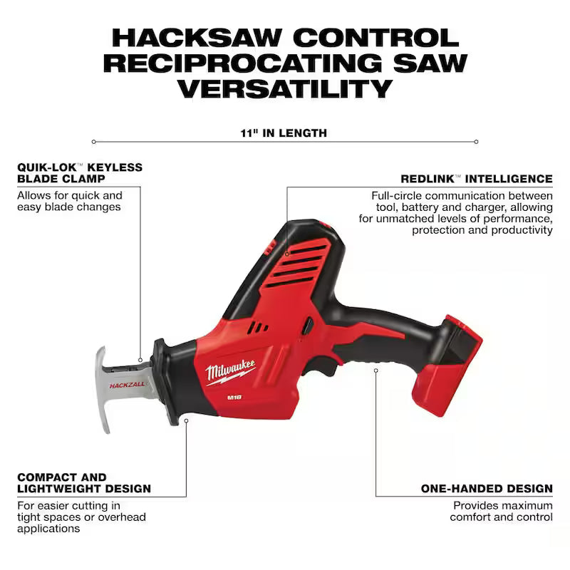 18V Cordless 4-Tool Combo Kit with 2.0 Ah Batteries E851095