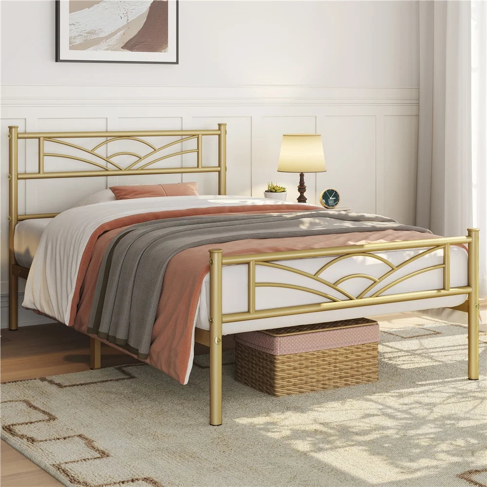Queen Black Metal Bed B42406