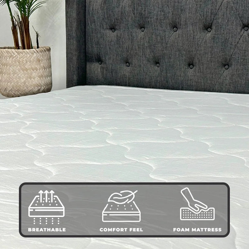 Twin Size 6 Inch Foam & Spring Hybrid Mattress P41410