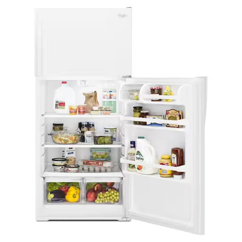 Top Freezer Refrigerator in White K985618