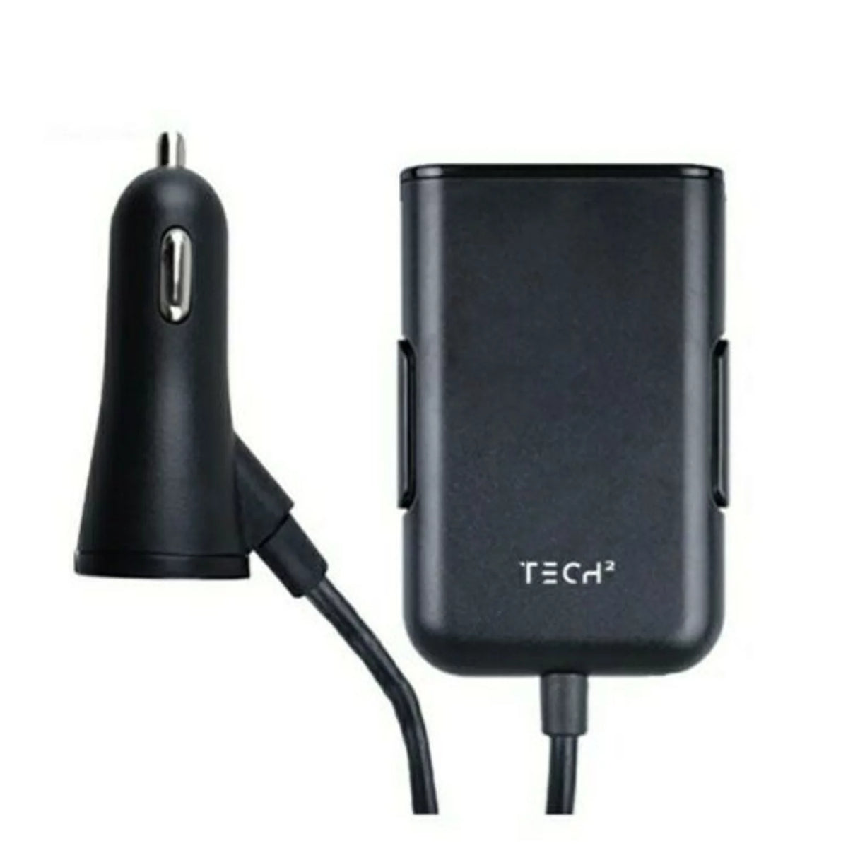 Backseat Car Charger, 4 USB Ports (2pk) A73946