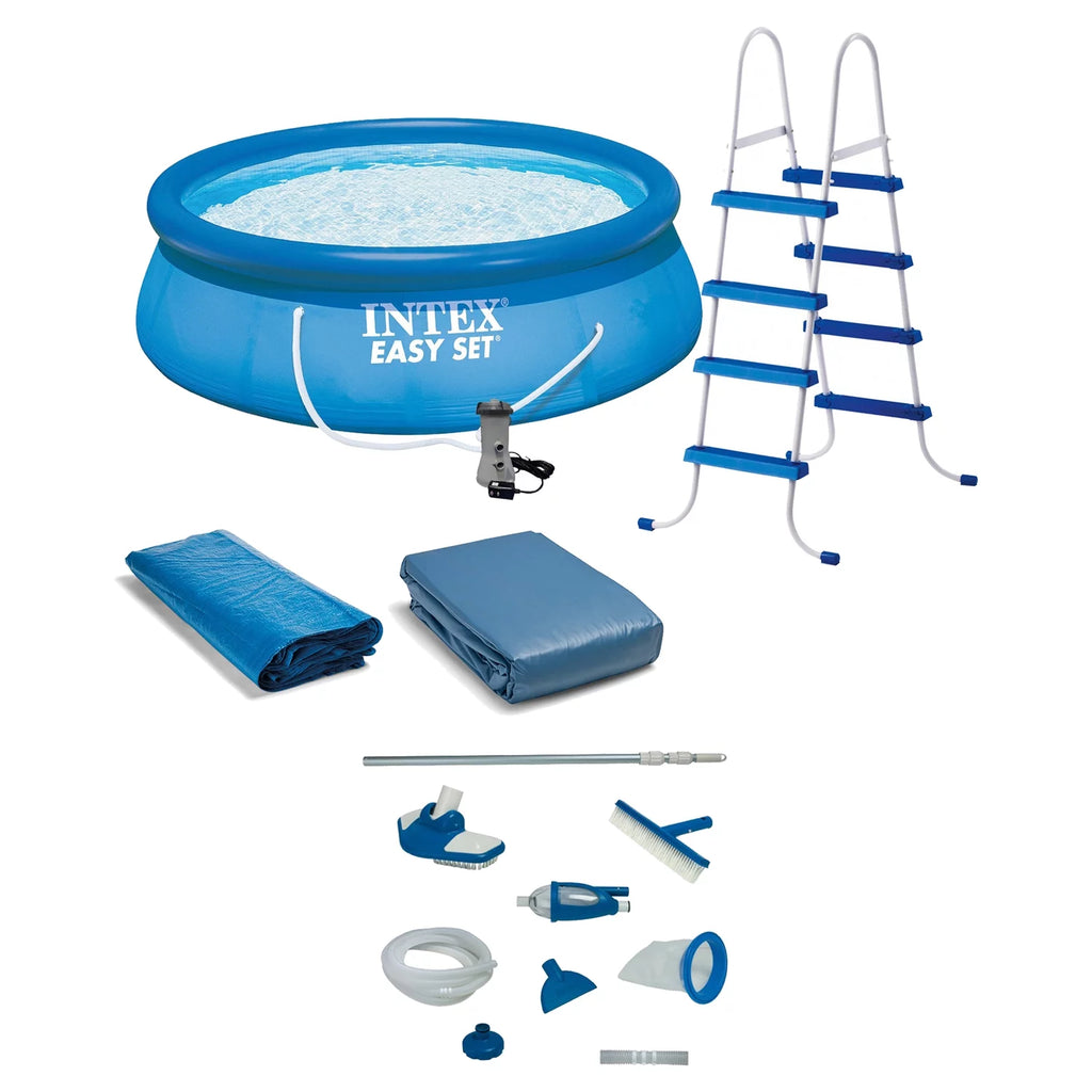 15' x 48' Round Inflatable Above-Ground Pool P4741