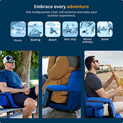 Reclining Stadium Seats for Bleachers with Back Support V777