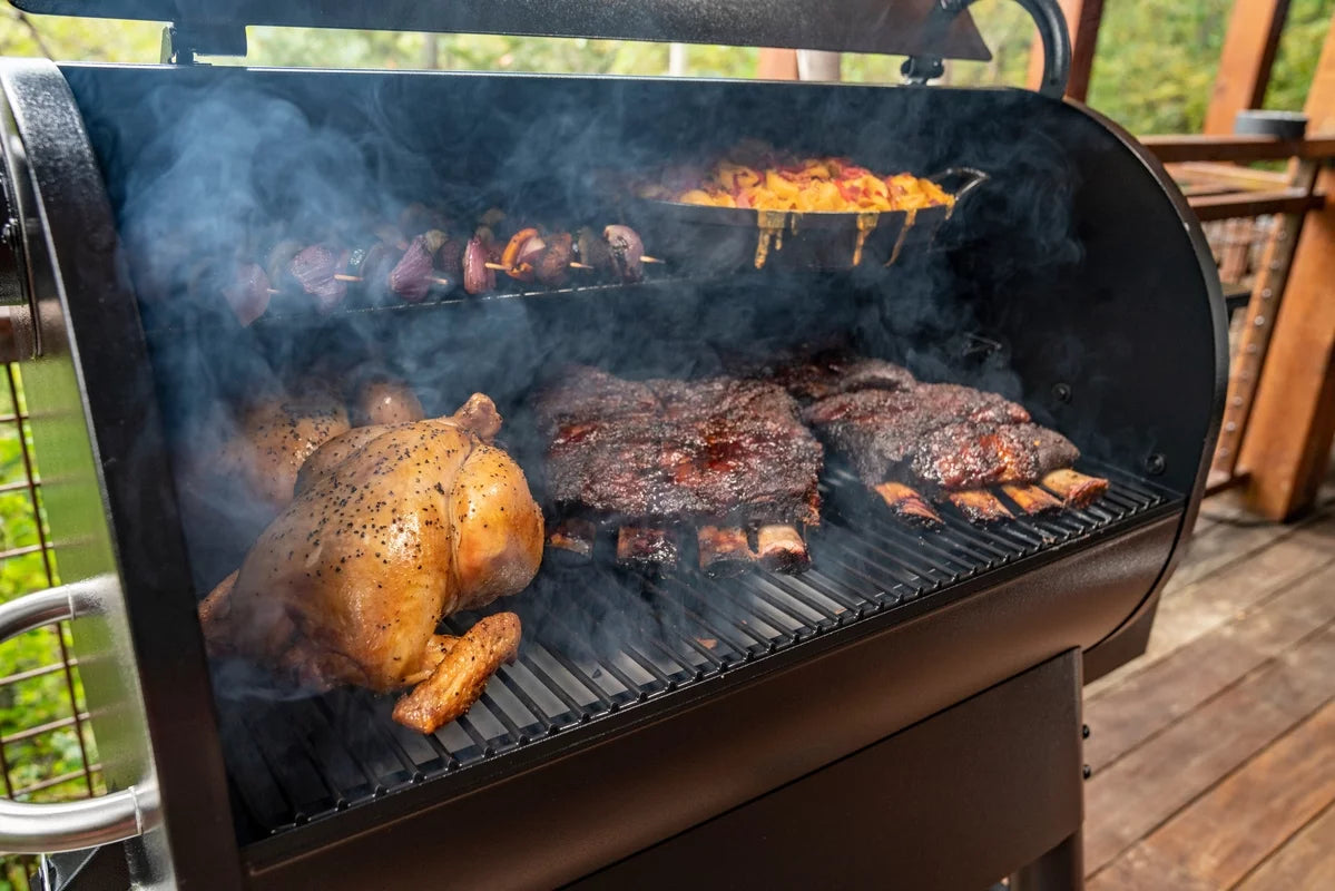 Black Wood Pellet Grill and Smoker O914257