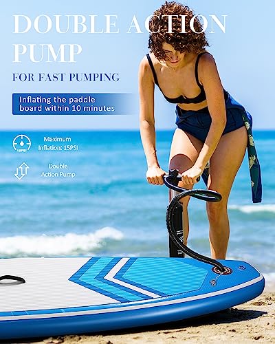 Stand Up Paddle Board 6 inches Thick with Carry Bag P166