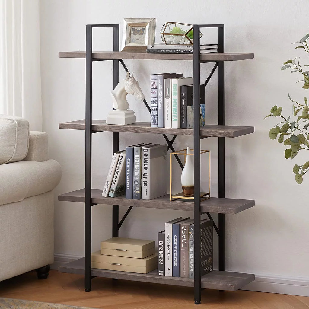 2 Tier Solid Wood Bookcase I4812
