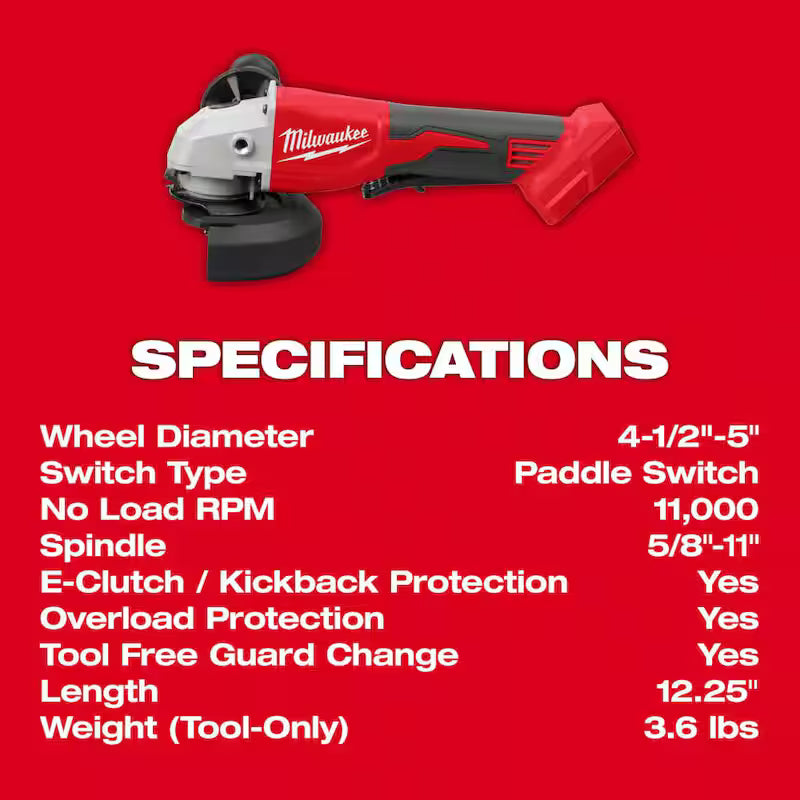 18V Cordless 4-Tool Combo Kit with 2.0 Ah Batteries E851095