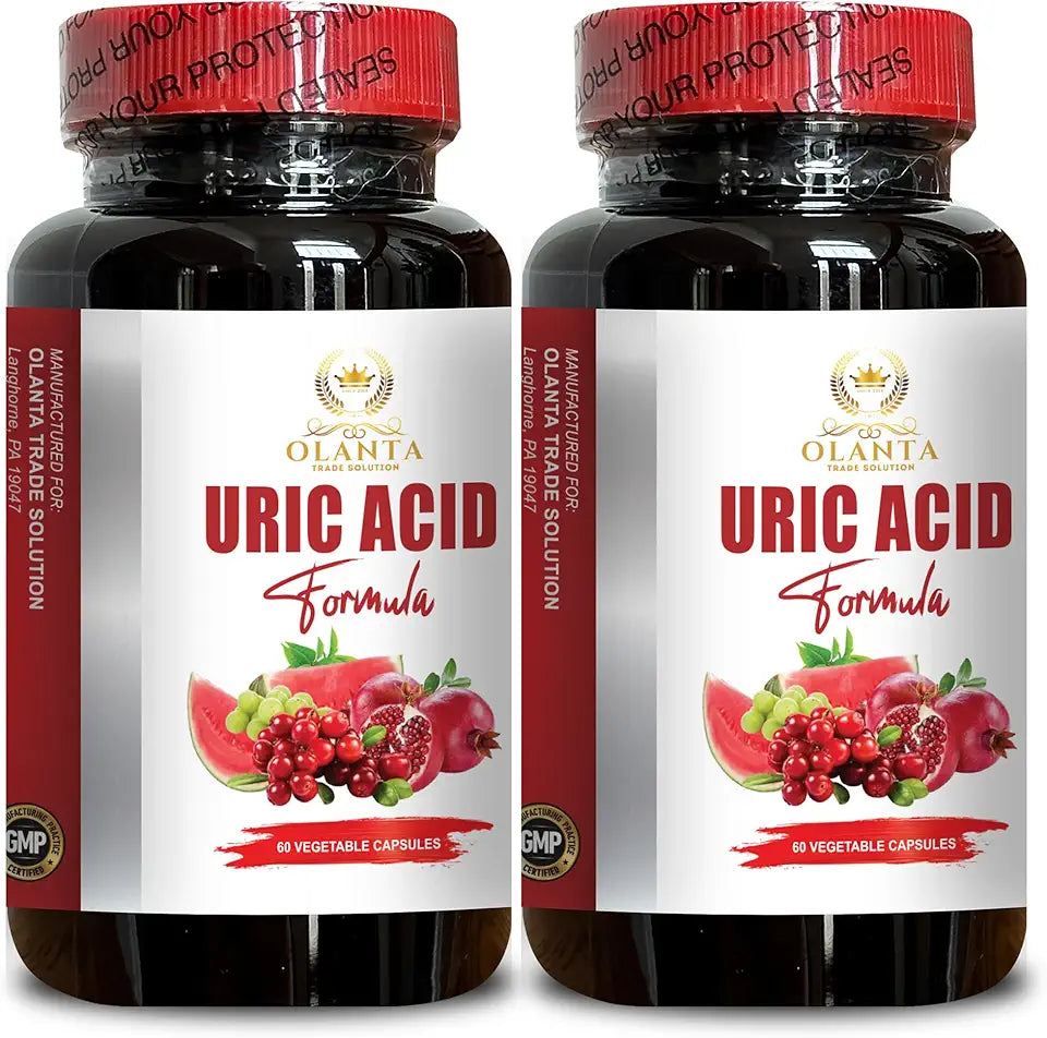 Uric Acid Support Supplement 2 Bottles W363