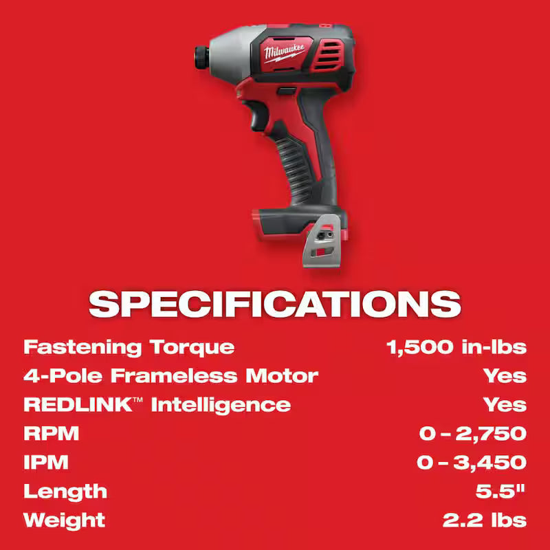 18V Cordless 4-Tool Combo Kit with 2.0 Ah Batteries E851095